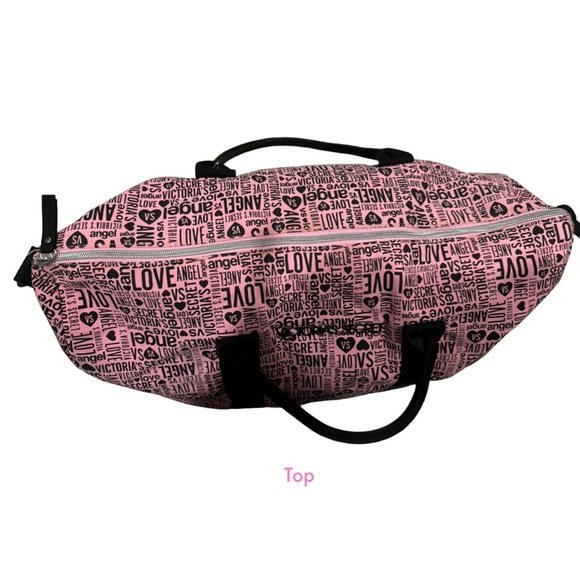 Victoria’s Secret Pink and Black Gateway Weekender Duffle Bag - Picture 3 of 7